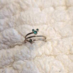 Disney Ring with Emerald Gemstone